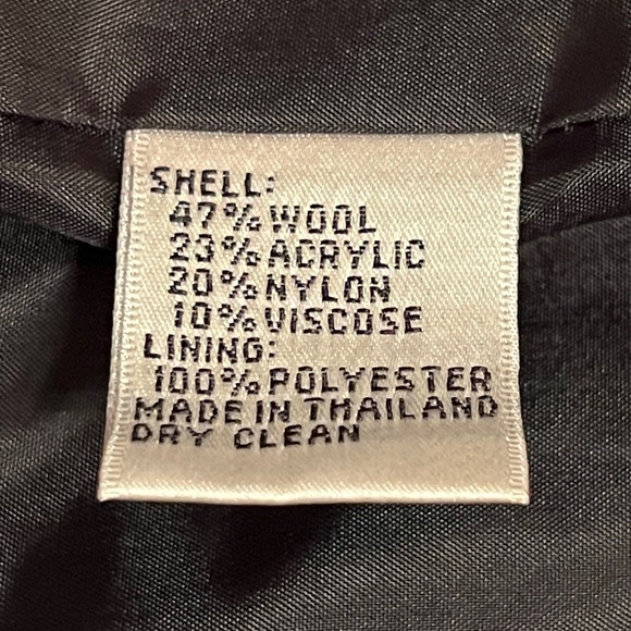 Talbots Winter Coat Fabric made in Italy - Picture 14 of 16